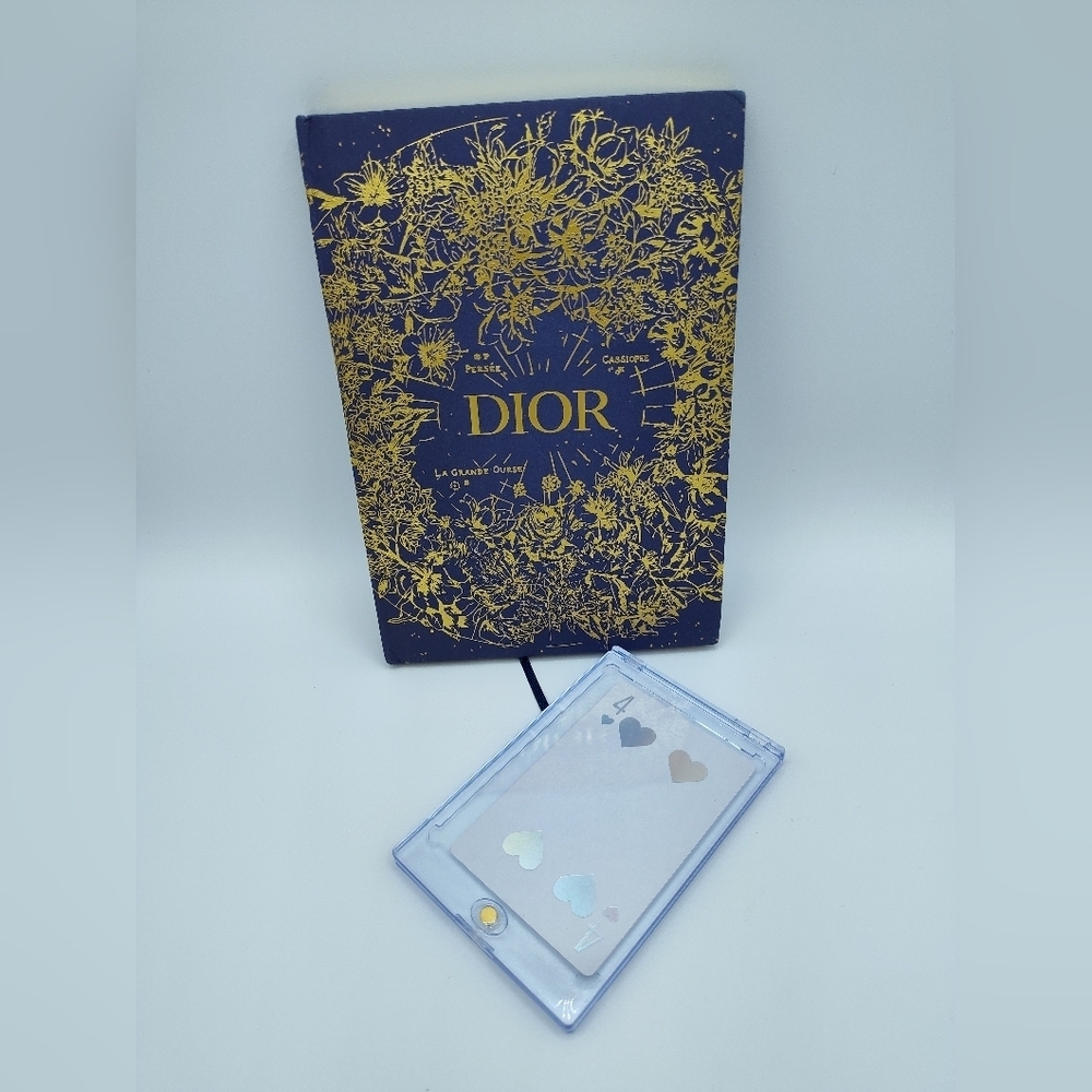 Dior Holiday Gift Set Journal NIP & Dior Joy Limited Edition Holographic Card